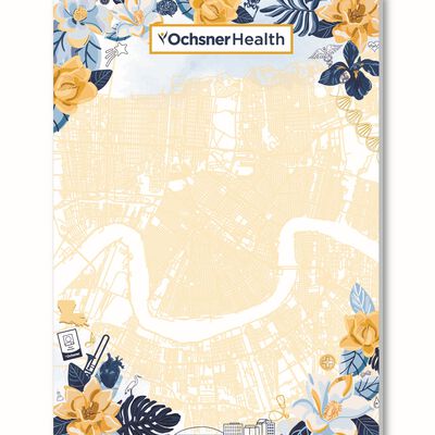Souvenir&reg; 5" x 7" Scratch Pad, 50 Sheet - Ochfest